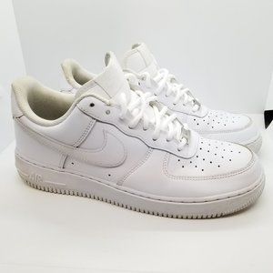 Nike Air Force Ones Men's - White - Size 9.5